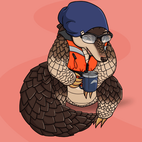 Pangolin Club NFT Watersport Camping Peach